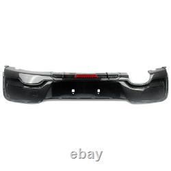 FOR BMW 1 SERIES F20 F21 M PERFORMANCE REAR DIFFUSER CARBON LOOK 11-15 With LIGHT