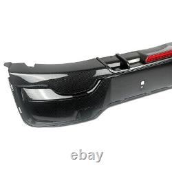 FOR BMW 1 SERIES F20 F21 M PERFORMANCE REAR DIFFUSER CARBON LOOK 11-15 With LIGHT