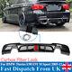For Bmw 3 Series E90 E91 M Performance Rear Bumper Diffuser With Led Carbon Look