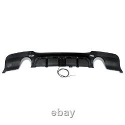 FOR BMW 3 SERIES E90 E91 M PERFORMANCE REAR BUMPER DIFFUSER With LED CARBON LOOK