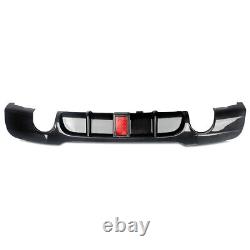 FOR BMW 3 SERIES E90 E91 M PERFORMANCE REAR BUMPER DIFFUSER With LED CARBON LOOK