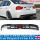 For Bmw 3series E90 E91 325i 330i M Performance Rear Diffuser With Led Carbon Look