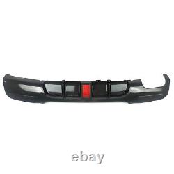 FOR BMW 3SERIES E90 E91 325i 330i M PERFORMANCE REAR DIFFUSER With LED CARBON LOOK