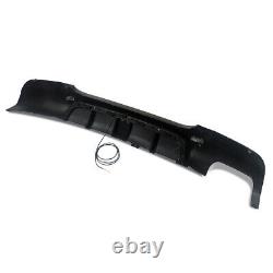 FOR BMW 3SERIES E90 E91 M SPORT REAR DIFFUSER VALANCE WithLed Brake CARBON LOOK