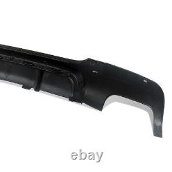 FOR BMW 3SERIES E90 SALOON E91 335i M PERFORMANCE TWIN REAR DIFFUSER CARBON LOOK
