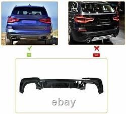 FOR BMW X3 G01 M40i M SPORT M PERFORMANCE X3M STYLE REAR DIFFUSER CARBON LOOK