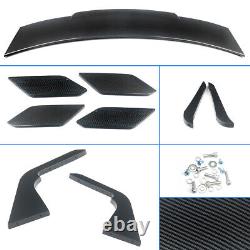 Fits 20+ BMW M3 M4 G80 G82 M Performance Rear Spoiler Lip Wing Carbon Fiber Look