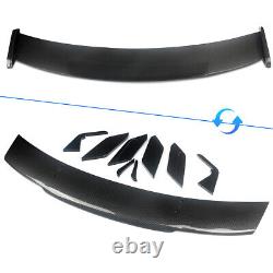 Fits 20+ BMW M3 M4 G80 G82 M Performance Rear Spoiler Lip Wing Carbon Fiber Look