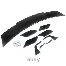 Fits 20+ BMW M3 M4 G80 G82 M Performance Rear Spoiler Lip Wing Carbon Fiber Look