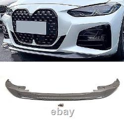 Fits BMW 4 G22 G23 Front Splitter Lip Spoiler M Performance Style Carbon Look