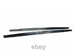 For 14-18 BMW F80 M3 Carbon Fiber Side Skirts Extension Kit Performance Style