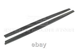 For 14-18 BMW F80 M3 M-Performance Extended CARBON FIBER Side Skirts Extension