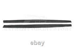 For 14-18 BMW F80 M3 M-Performance Extended CARBON FIBER Side Skirts Extension
