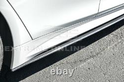 For 14-20 BMW F32 F33 F36 4-Series M-Sport CARBON FIBER Side Skirts Extension