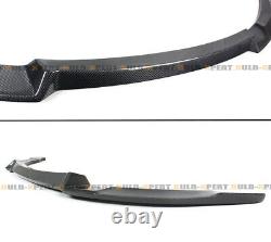 For 15-19 BMW F80 M3 F82 F83 M4 Carbon Fiber CS Style Front Bumper Lip Splitter
