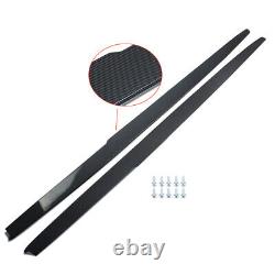 For 2010-2016 Bmw 5 Series F10 F11 M Performance Side Skirts Carbon Fiber Look