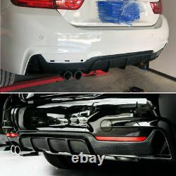For 2014-2020 BMW 4 Series F32 F33 F36 M Performance Rear Diffuser CARBON LOOK