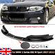 For Bmw 1 Series E82 07-13 M Performance Style Front Bumper Splitter Carbon Look