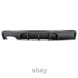 For BMW 1 Series E82 Coupe Rear Bumper Diffuser Twin M Performance Carbon Look