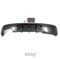 For BMW 1 Series E82 Coupe Rear Bumper Diffuser Twin M Performance Carbon Look