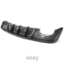 For BMW 1 Series E82 Coupe Rear Bumper Diffuser Twin M Performance Carbon Look