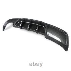 For BMW 1 Series E82 Coupe Rear Bumper Diffuser Twin M Performance Carbon Look