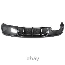 For BMW 1 Series E82 Coupe Rear Bumper Diffuser Twin M Performance Carbon Look