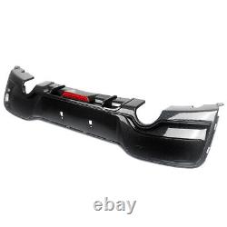 For BMW 1Seres F20 F21 Rear Diffuser M Performance Carbon Style With LED 2011-15