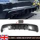 For Bmw 1series E82 Rear Bumper Diffuser M Performance Style Carbon Look Spoiler