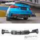 For Bmw 2014-20 4 Series F32 F33 F36 M Performance Rear Diffuser Lip Carbon Look