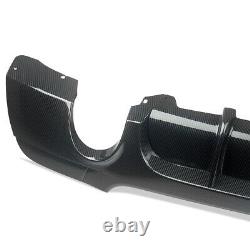 For BMW 3 Series E92 E93 M Performance Carbon Look Rear Diffuser Dual Exhausts