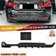 For Bmw 4 Series F32 F33 F36 13-20 Rear Diffuser M Performance Style Carbon Look