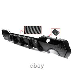 For BMW 4 Series G22 G23 M Performance Style Rear Diffuser Carbon Fiber Look 20+