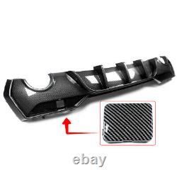 For BMW 4 Series G22 G23 M Performance Style Rear Diffuser Carbon Fiber Look 20+