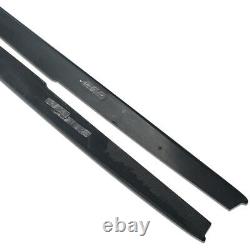 For BMW 5 F10 F11 M Performance Carbon Look Side Skirts Add on Extensions Blades