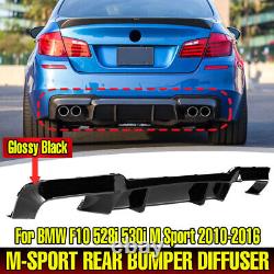 For BMW 5 Series F10 F11 M Sport Rear Bumper Diffuser Carbon M Performance 10-16