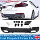 For Bmw 5 Series G30 G31 M-tech Performance Rear Diffuser Carbon Look 2017-19 Uk