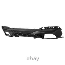 For BMW 5 Series G30 G31 Rear Bumper Diffuser Spoiler M Performance Carbon Look