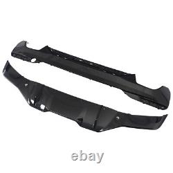 For BMW 5 Series G30 G31 Rear Bumper Diffuser Spoiler M Performance Carbon Look