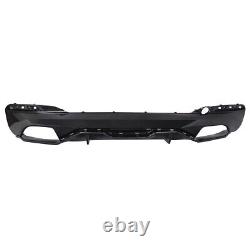 For BMW 5 Series G30 G31 Rear Bumper Diffuser Spoiler M Performance Carbon Look