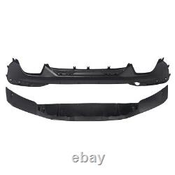 For BMW 5 Series G30 G31 Rear Bumper Diffuser Spoiler M Performance Carbon Look