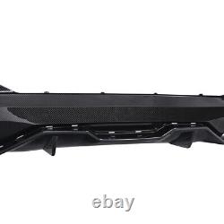 For BMW 5 Series G30 G31 Rear Bumper Diffuser Spoiler M Performance Carbon Look