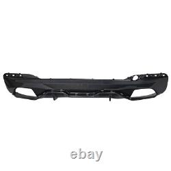 For BMW 5 Series G30 G31 Rear Bumper Diffuser Spoiler M Performance Carbon Look