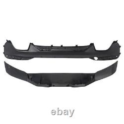 For BMW 5 Series G30 G31 Rear Bumper Diffuser Spoiler M Performance Carbon Look