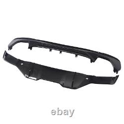 For BMW 5 Series G30 G31 Rear Bumper Diffuser Spoiler M Performance Carbon Look