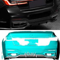 For BMW 7Series G11 G12 19+ Rear Bumper Diffuser M Performance Style Carbon Look