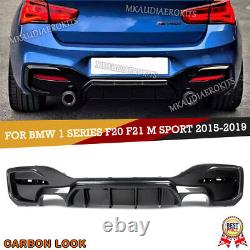 For BMW F20 F21 M135i M140i Performance Style Rear Diffuser Carbon Look Facelift