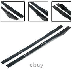 For BMW F22 2 Series F87 M2 Carbon Fibre Look Side Skirt M Performance Style 16+