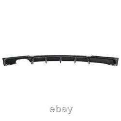 For BMW F30 F31 335i M Performance Rear Bumper Diffuser Twin Exhaust Carbon Look