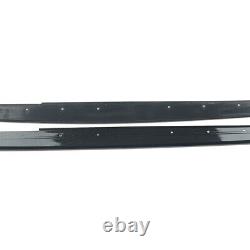 For BMW F30 F31 M Performance Carbon Look Side Skirts Add on Extensions Blades